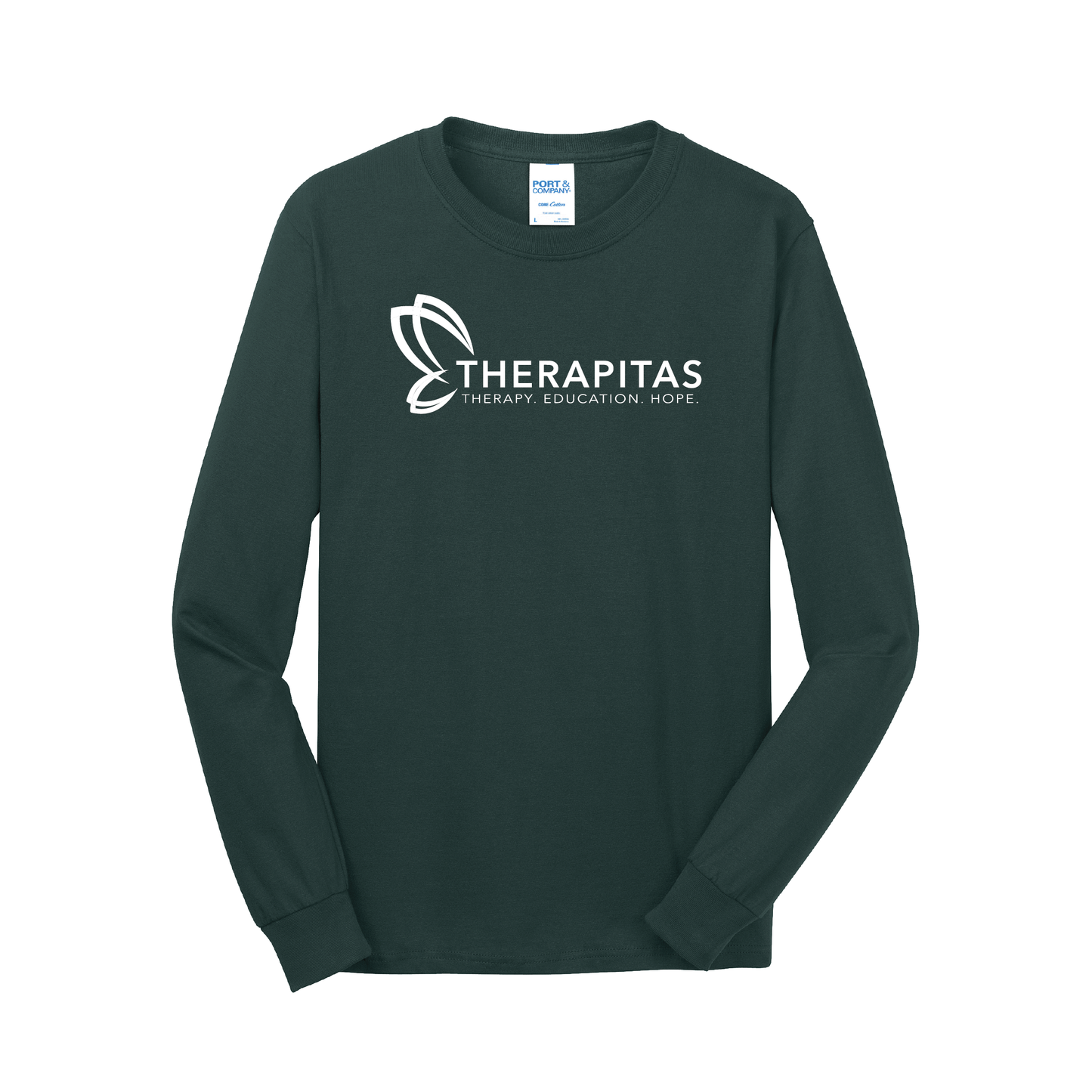 Therapitas - Port & Company® Long Sleeve Core Cotton Tee