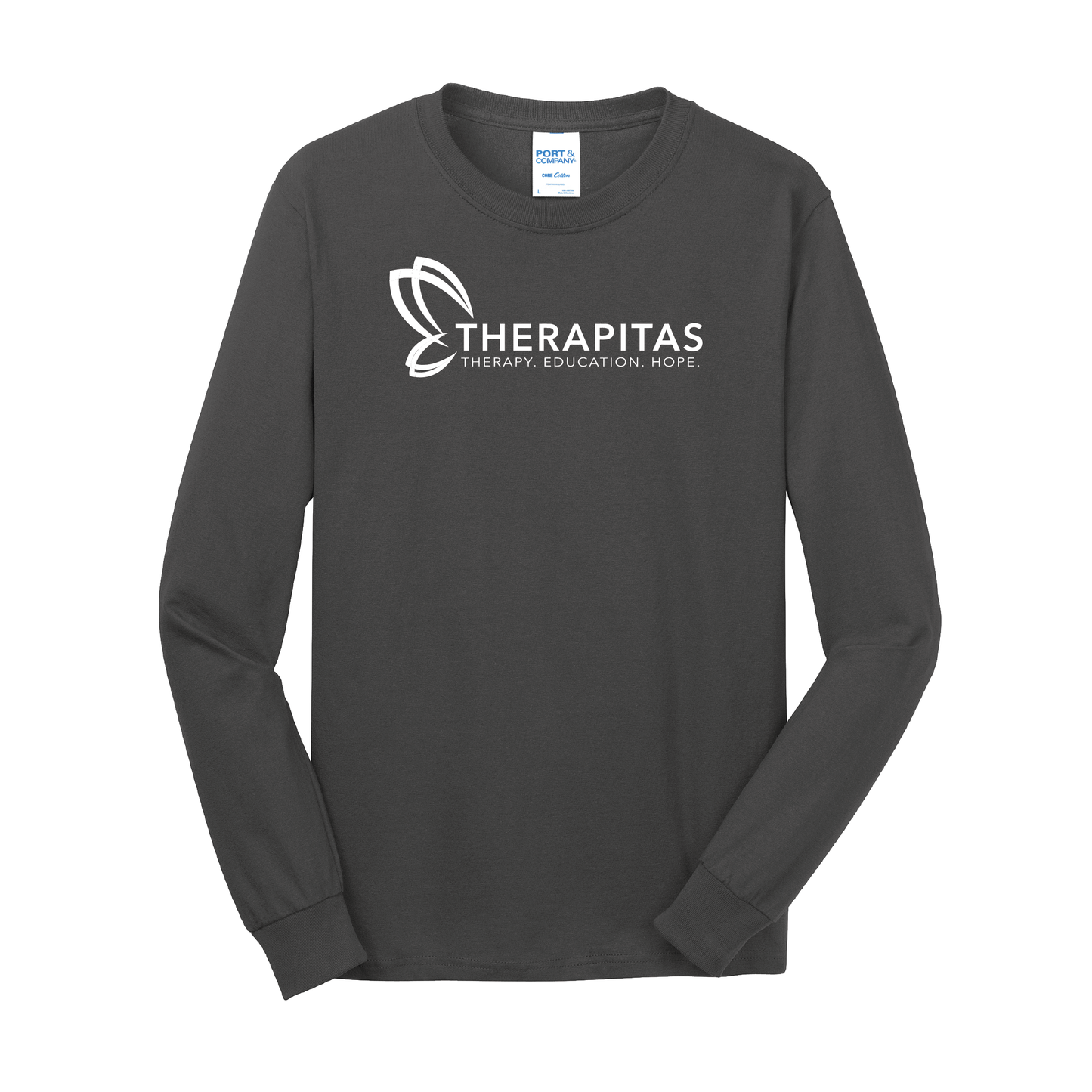 Therapitas - Port & Company® Long Sleeve Core Cotton Tee