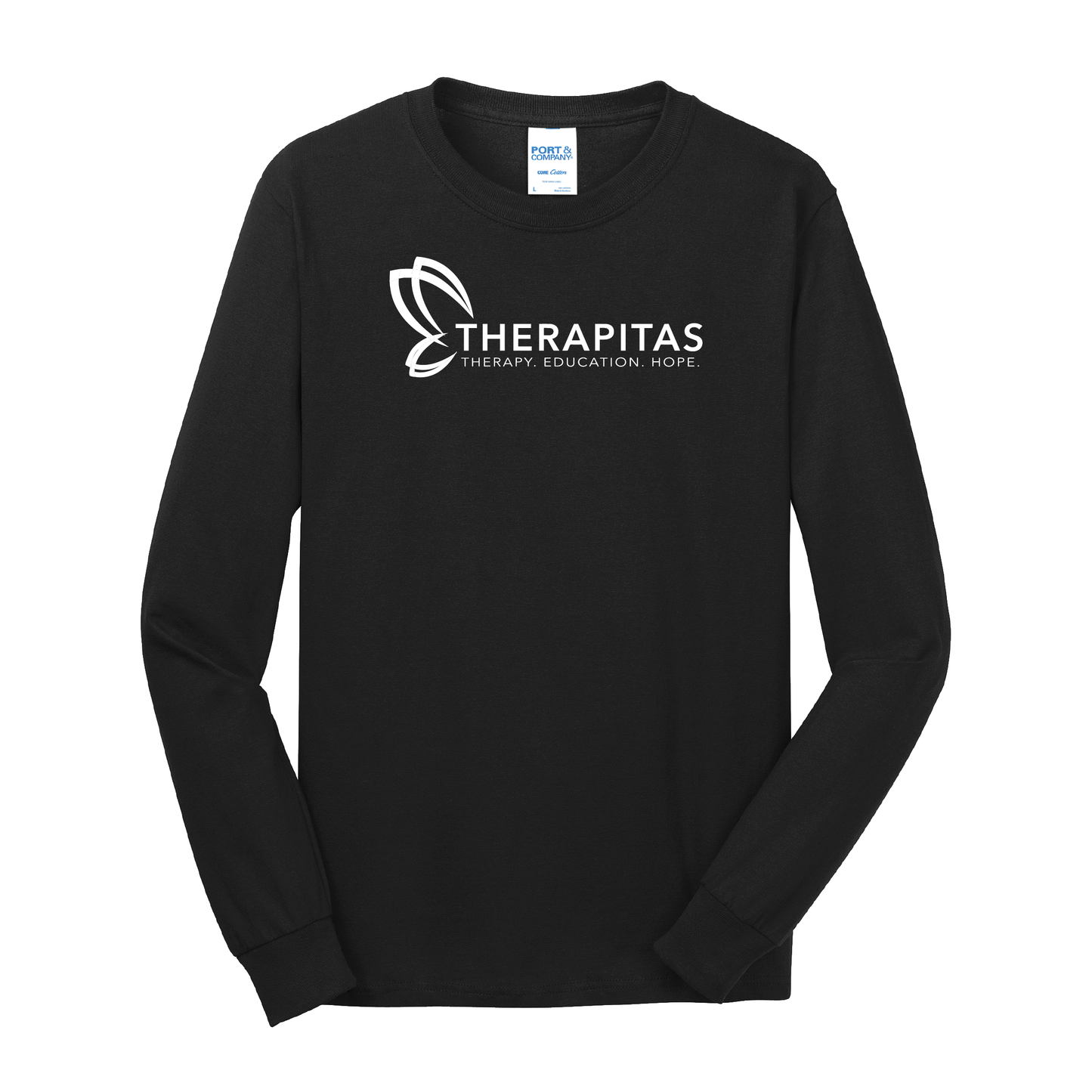 Therapitas - Port & Company® Long Sleeve Core Cotton Tee