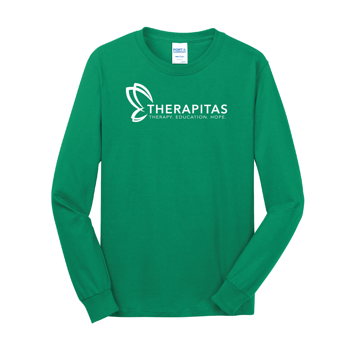 Therapitas - Port & Company® Long Sleeve Core Cotton Tee