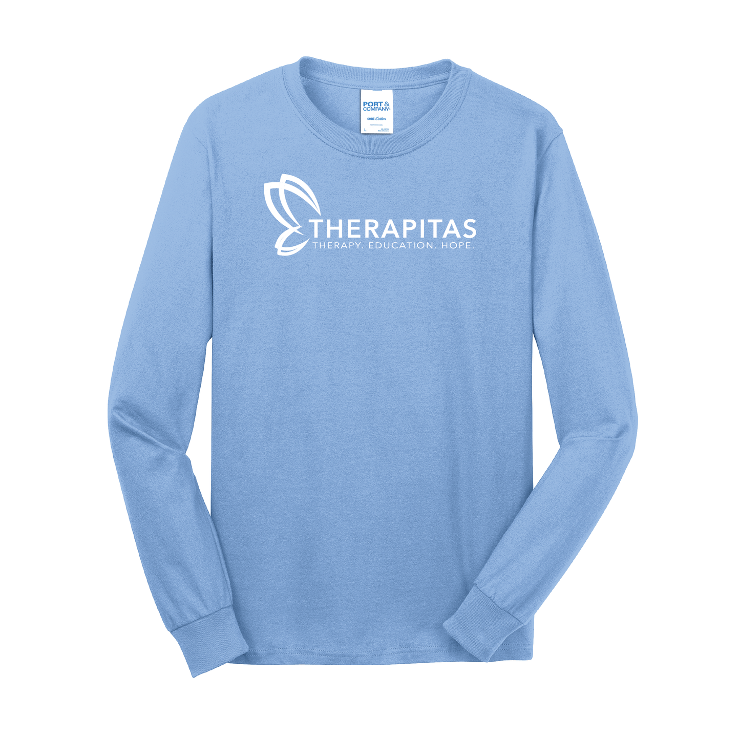Therapitas - Port & Company® Long Sleeve Core Cotton Tee
