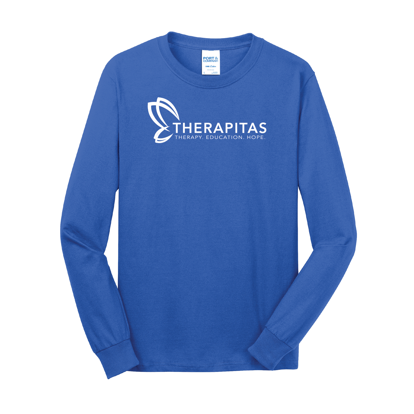 Therapitas - Port & Company® Long Sleeve Core Cotton Tee